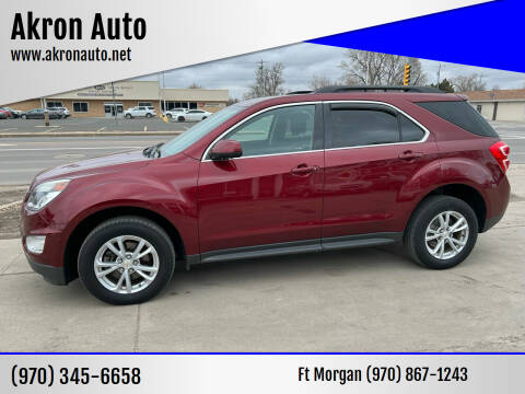 2017 Chevrolet Equinox for sale at Akron Auto - Fort Morgan in Fort Morgan CO