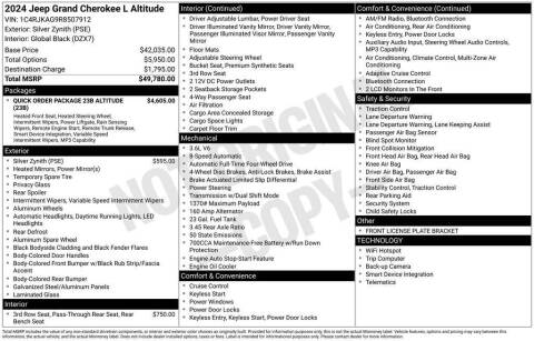 2024 Jeep Grand Cherokee L Altitude