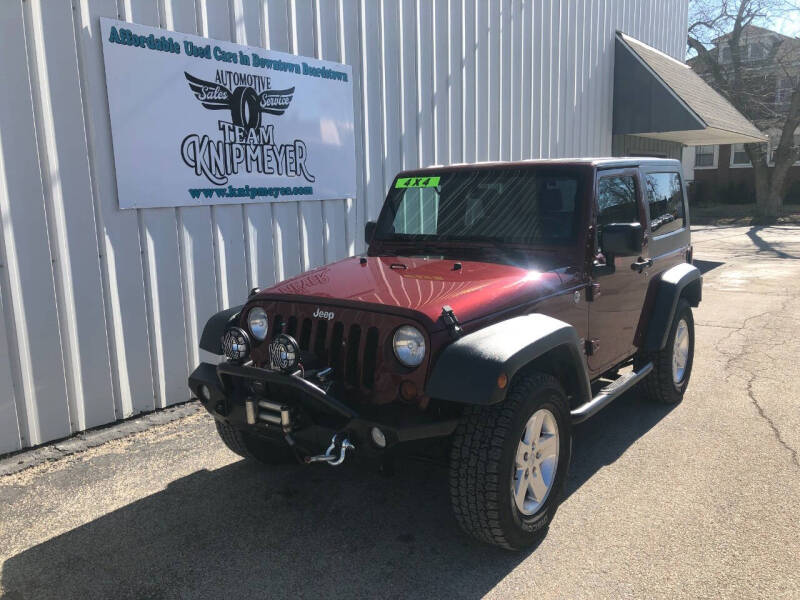 2010 Jeep Wrangler for sale at Team Knipmeyer in Beardstown IL