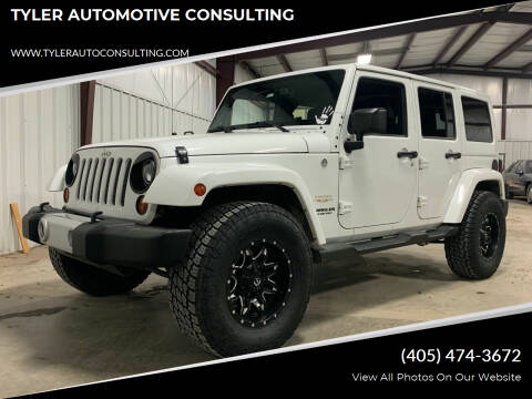 2013 Jeep Wrangler Unlimited for sale at TYLER AUTOMOTIVE CONSULTING in Yukon OK