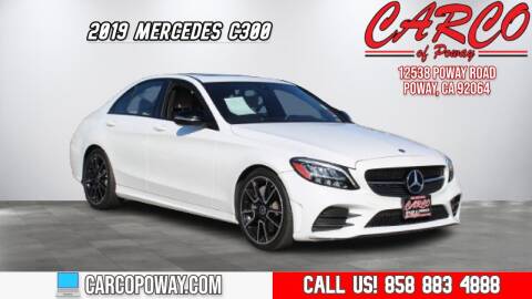 2019 Mercedes-Benz C-Class for sale at CARCO SALES & FINANCE - CARCO OF POWAY in Poway CA