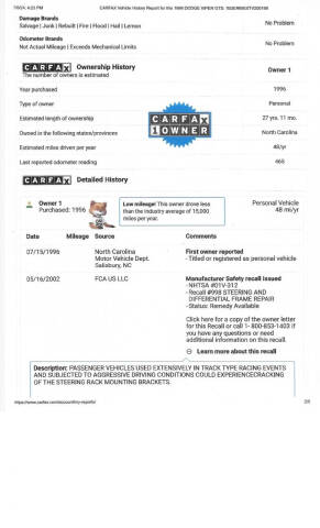 1996 Dodge Viper GTS