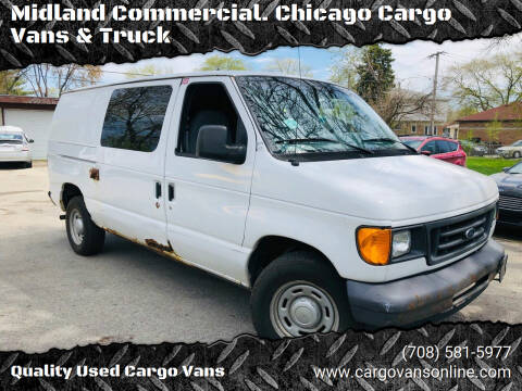 2006 Ford E-Series Cargo for sale at Midland Commercial. Chicago Cargo Vans & Truck in Bridgeview IL