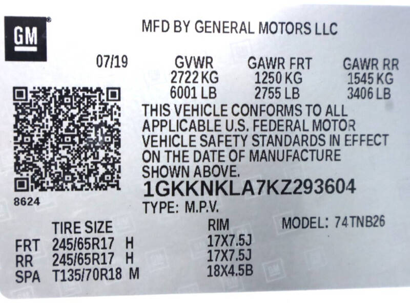 2019 GMC Acadia SLE-1