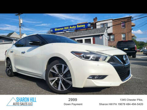 2018 Nissan Maxima for sale at Sharon Hill Auto Sales LLC in Sharon Hill PA