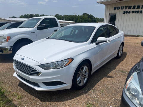 2018 Ford Fusion for sale at southern auto credit in Grenada MS