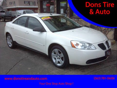 2008 Pontiac G6 for sale at Dons Tire & Auto in Butler WI