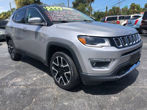 2017 Jeep Compass for sale at RIVERSIDE MOTORCARS INC - Main Lot in New Smyrna Beach FL