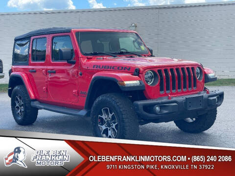 2018 Jeep Wrangler Unlimited for sale at Ole Ben Franklin Motors KNOXVILLE - Clinton Highway in Knoxville TN