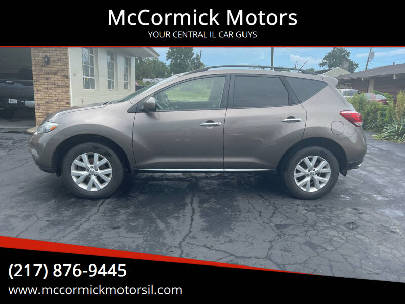 2014 Nissan Murano for sale at McCormick Motors in Decatur IL