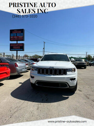 2021 Jeep Grand Cherokee for sale at PRISTINE AUTO SALES INC in Pontiac MI