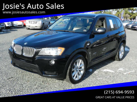 2014 BMW X3 for sale at Josie's Auto Sales in Gilbertsville PA