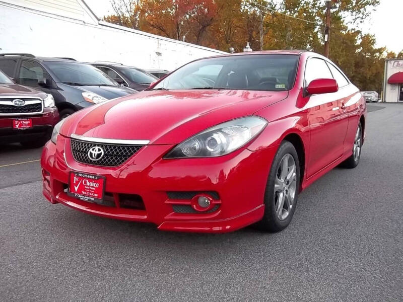 2007 Toyota Camry Solara for sale at 1st Choice Auto Sales in Fairfax VA