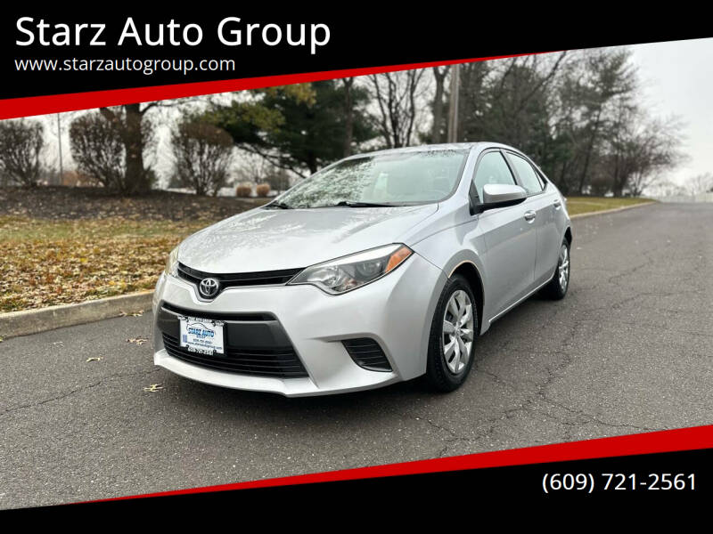 2015 Toyota Corolla for sale at Starz Auto Group in Delran NJ