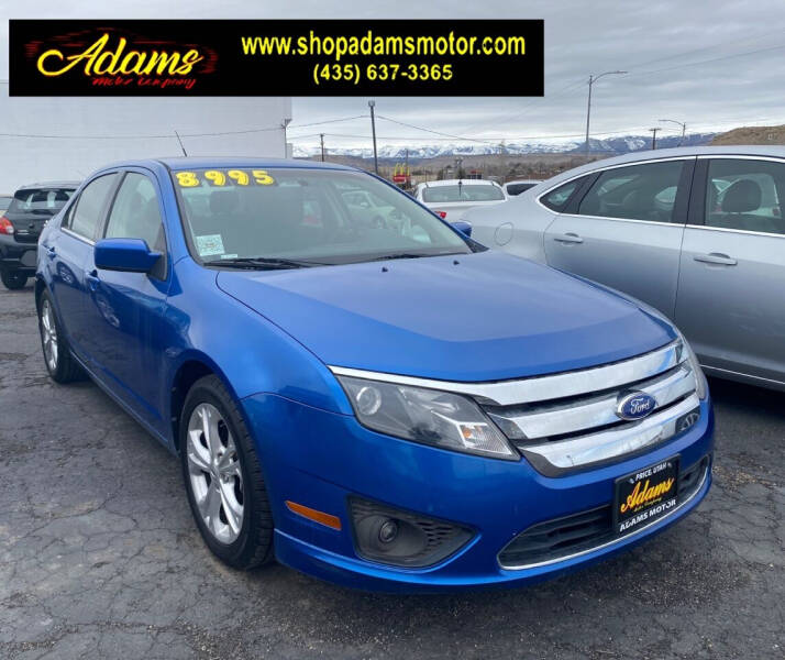 2012 Ford Fusion for sale at Adams Motors in Price UT