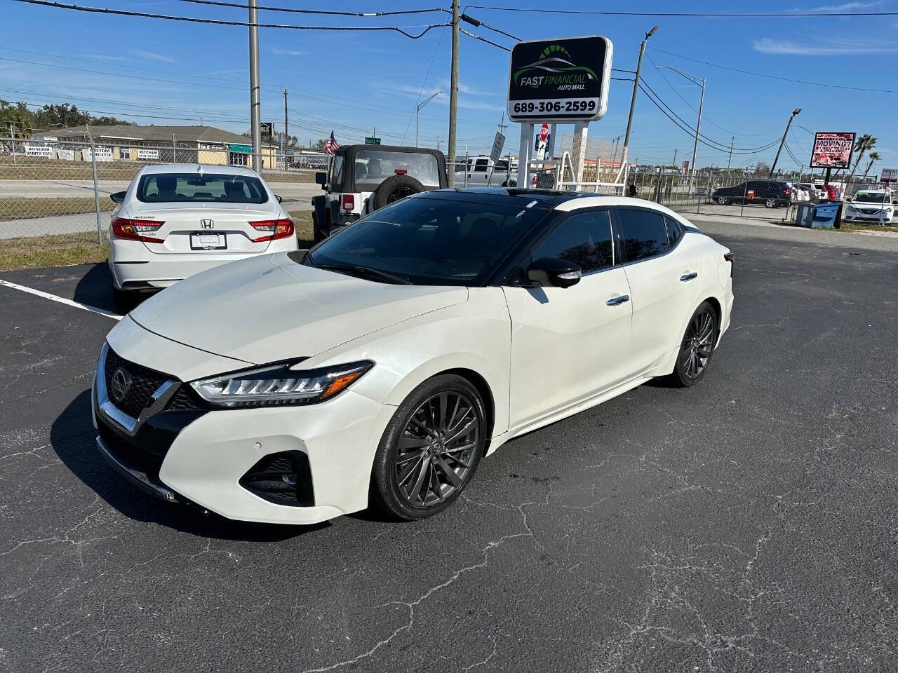 2019 Nissan Maxima for sale at Fast Financial Auto Mall in Lakeland, FL