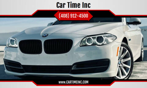 2014 BMW 5 Series for sale at Car Time Inc in San Jose CA