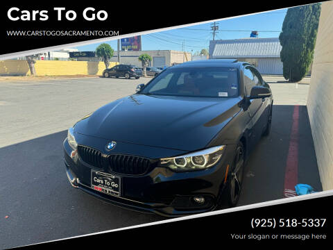 2019 BMW 4 Series for sale at Cars To Go in Sacramento CA