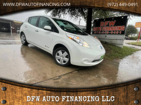 2014 Nissan LEAF for sale at DFW AUTO FINANCING LLC in Dallas TX