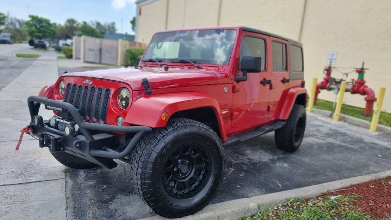 2014 Jeep Wrangler Unlimited for sale at Maxicars Auto Sales in West Park FL