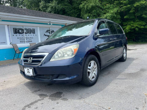 2007 Honda Odyssey for sale at ICON AUTO SALES in Chesapeake VA