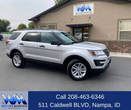 2016 Ford Explorer for sale at Western Mountain Bus & Auto Sales in Nampa ID