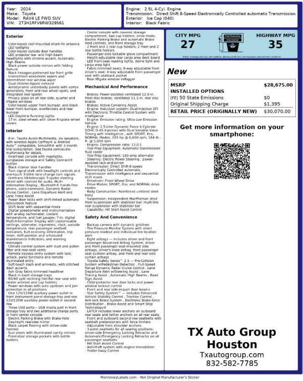 2024 Toyota RAV4 LE