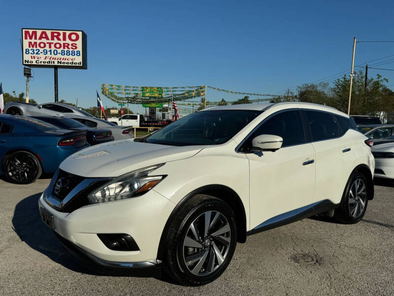 2015 Nissan Murano for sale at Mario Motors in South Houston TX