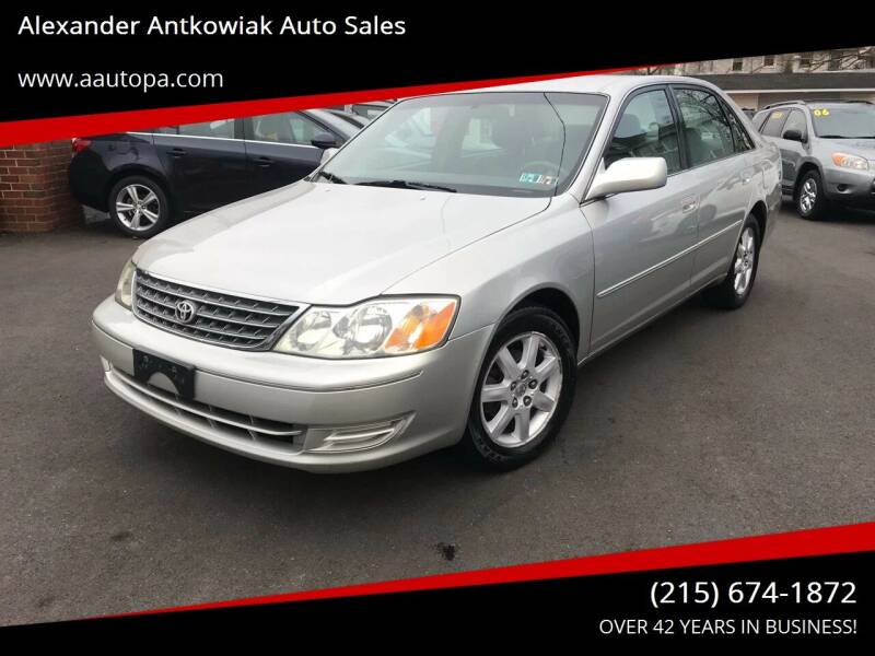 2003 Toyota Avalon for sale at Alexander Antkowiak Auto Sales Inc. in Hatboro PA