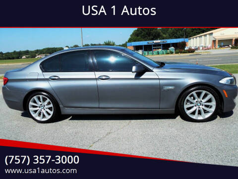 2011 BMW 5 Series for sale at USA 1 Autos in Smithfield VA