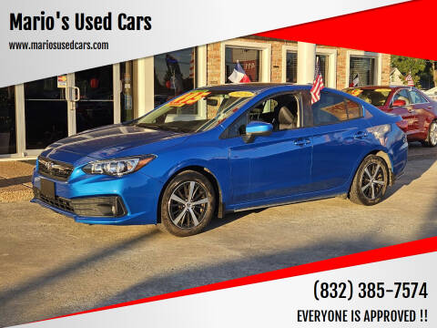 2020 Subaru Impreza for sale at Mario's Used Cars - South Houston Location in South Houston TX