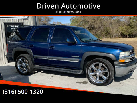 2002 Chevrolet Tahoe for sale at Driven Automotive in Maize KS