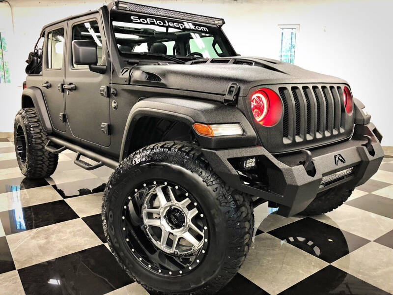 2018 Jeep Wrangler Unlimited for sale at SoFlo Customs in Fort Lauderdale FL