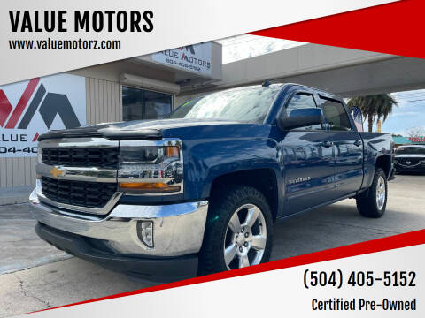 2016 Chevrolet Silverado 1500 for sale at VALUE MOTORS in Kenner LA