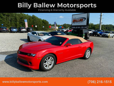 2015 Chevrolet Camaro for sale at Billy Ballew Motorsports in Dawsonville GA