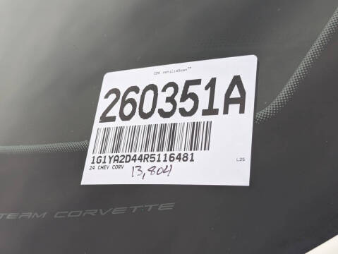 2024 Chevrolet Corvette Stingray