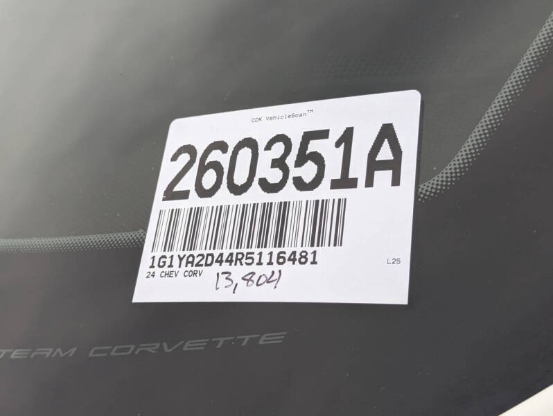 2024 Chevrolet Corvette Stingray