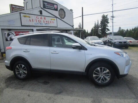 2016 Toyota RAV4 Hybrid for sale at G&R Auto Sales in Lynnwood WA