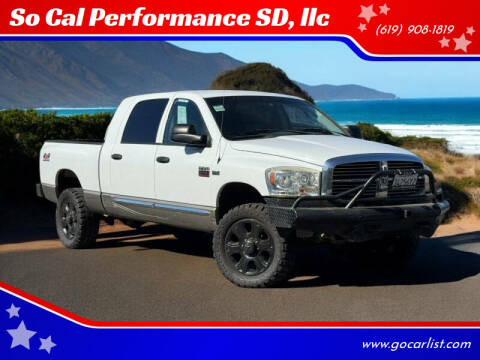 2009 Dodge Ram 2500 for sale at So Cal Performance SD, llc in San Diego CA