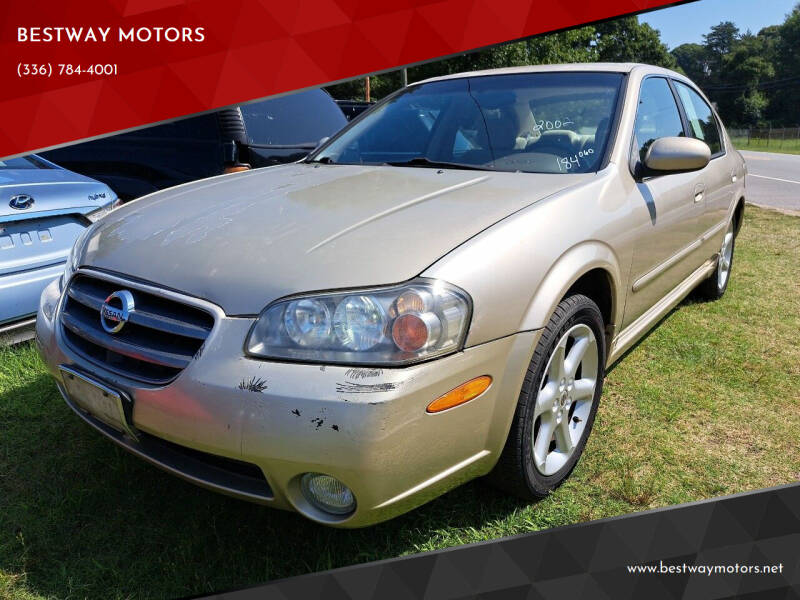 2002 Nissan Maxima for sale at BESTWAY MOTORS in Winston Salem NC