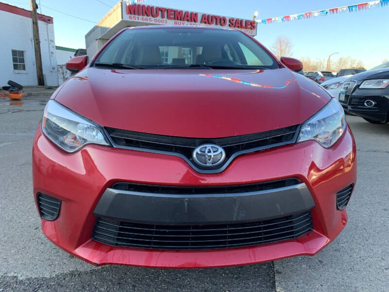 2016 Toyota Corolla for sale at Minuteman Auto Sales in Saint Paul MN