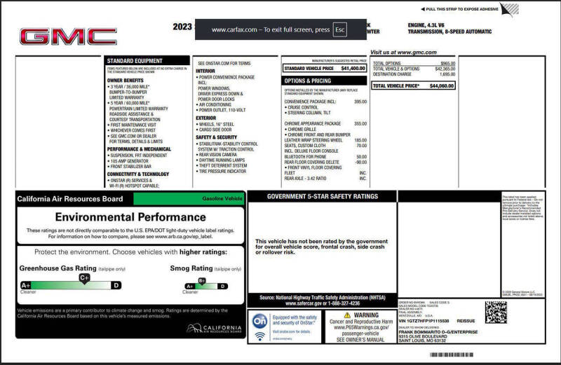 2023 GMC Savana 3500