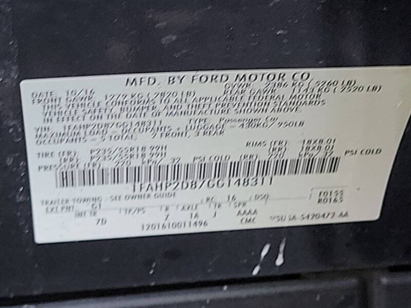 2016 Ford Taurus SE