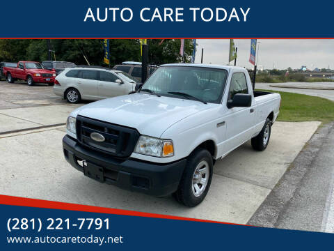 2007 Ford Ranger for sale at AUTO CARE TODAY in Spring TX