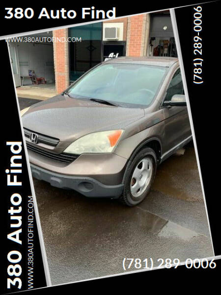2009 Honda CR-V for sale at 380 Auto Find in Everett MA