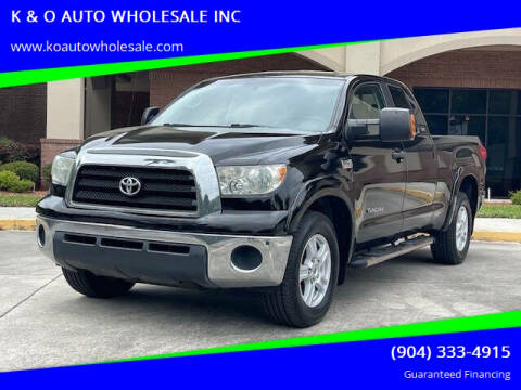 2007 Toyota Tundra for sale at K & O AUTO WHOLESALE INC in Jacksonville FL
