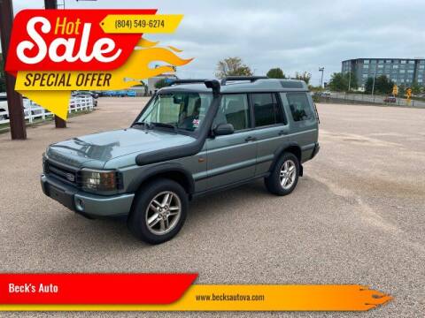 2004 Land Rover Discovery for sale at Beck's Auto in Chesterfield VA