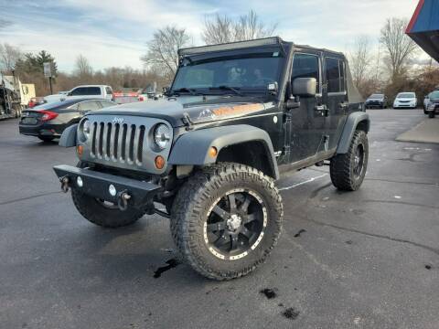 2010 Jeep Wrangler Unlimited for sale at Cruisin' Auto Sales in Madison IN