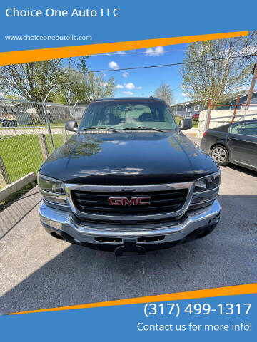 2003 GMC Sierra 2500HD for sale at Choice One Auto LLC in Beech Grove IN