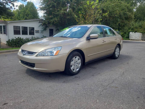 2004 Honda Accord for sale at TR MOTORS in Gastonia NC